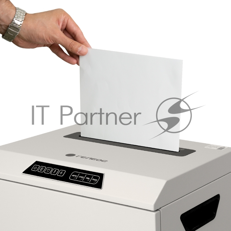 Уничтожитель документов ГЕЛЕОС УО38-7, DIN P-7 (7 ур-нь секр.), фрагмент 1х2 мм, 4-6 лист (70г/м2), 38 литров