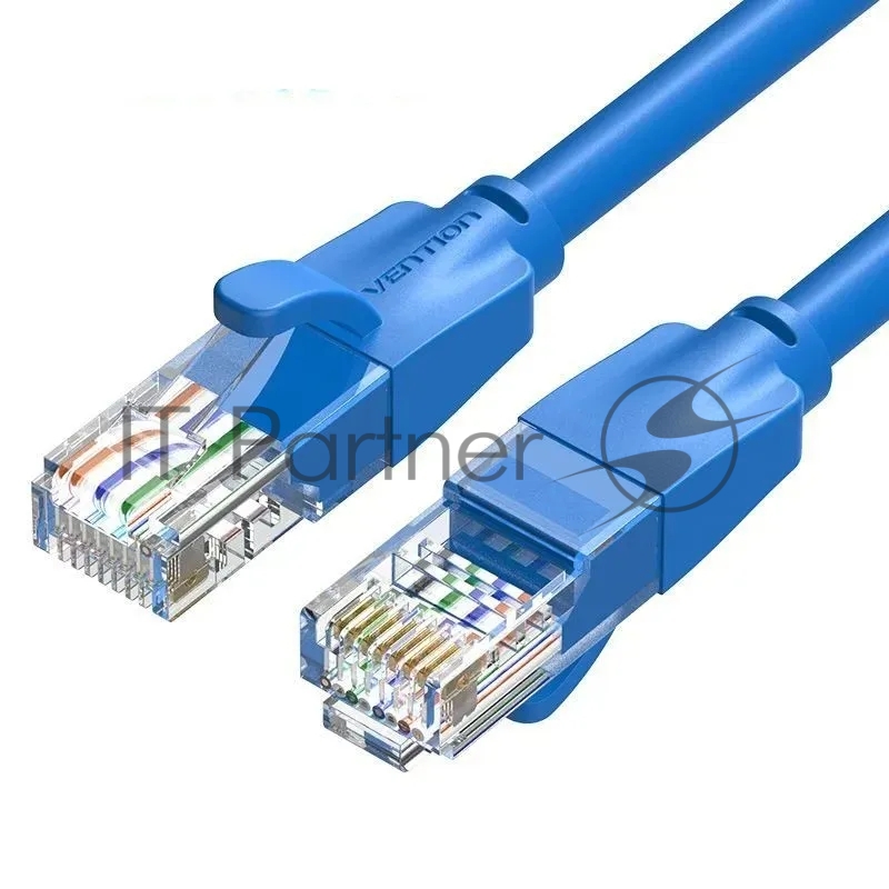 Патч-корд Vention прямой UTP cat.6, RJ45 - 3м. Синий