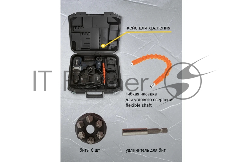 Дрель-шуруповерт аккумуляторная Pioneer CID-E2002CB