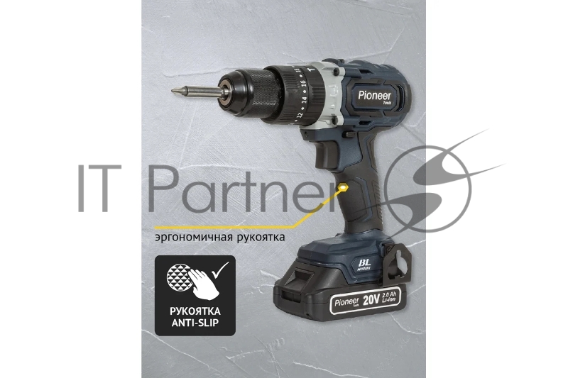 Дрель-шуруповерт аккумуляторная Pioneer CID-E2002CB