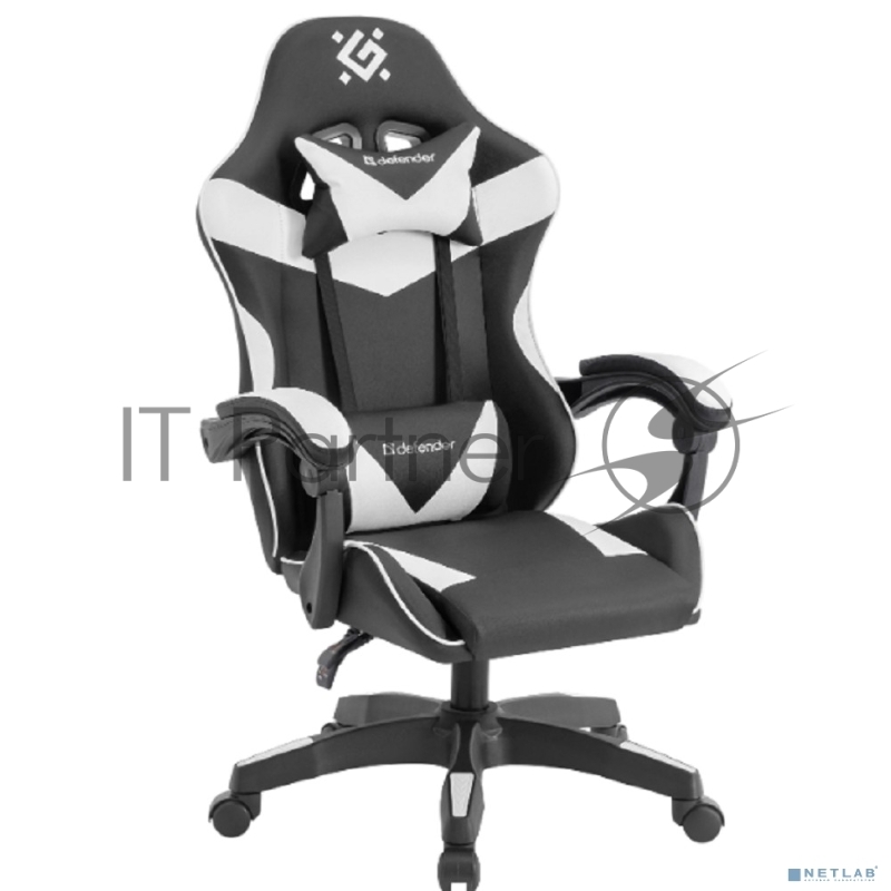 Игровое кресло DEFENDER URANA BLACK / WHITE 64058