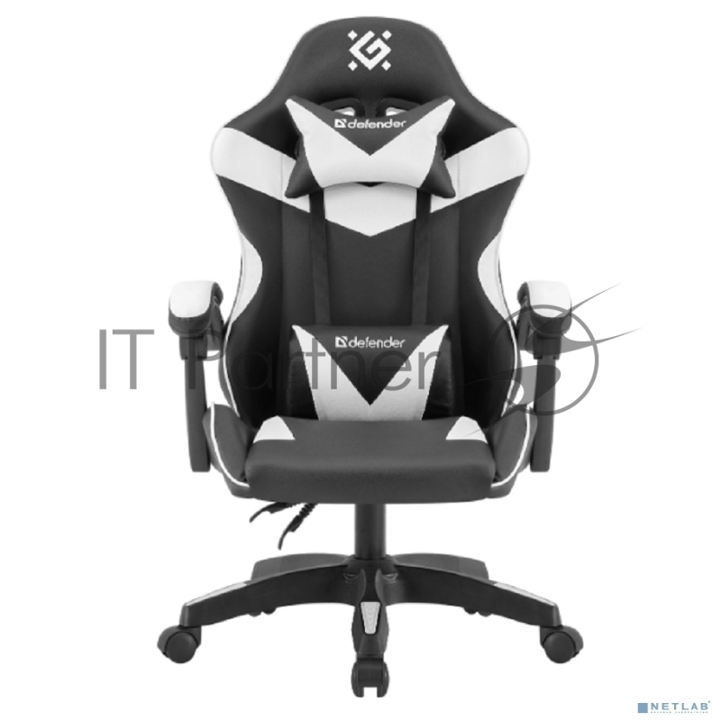 Игровое кресло DEFENDER URANA BLACK / WHITE 64058