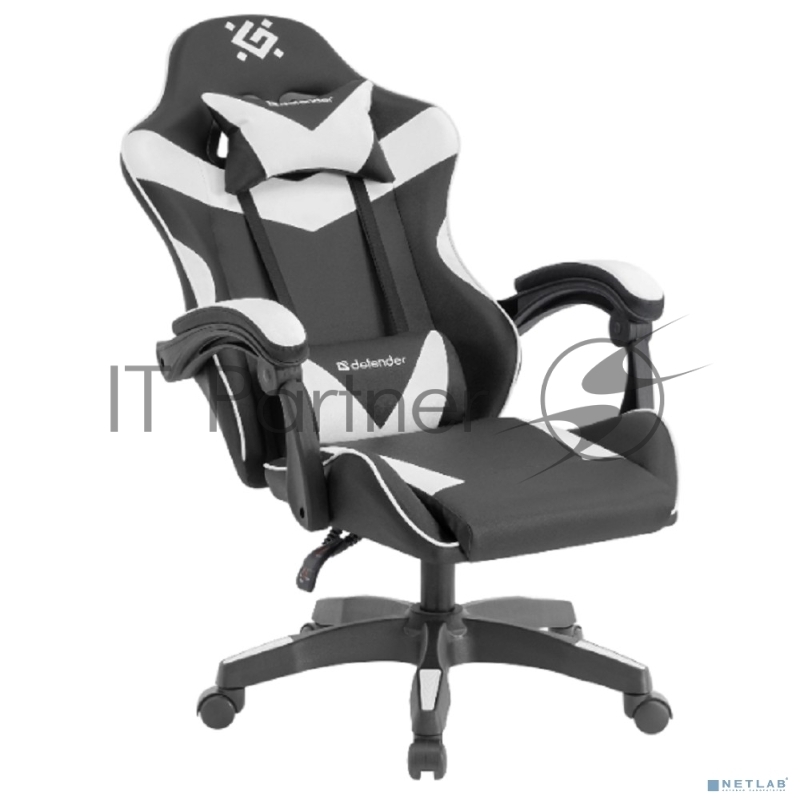 Игровое кресло DEFENDER URANA BLACK / WHITE 64058
