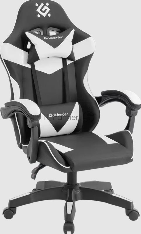 Игровое кресло DEFENDER URANA BLACK / WHITE 64058