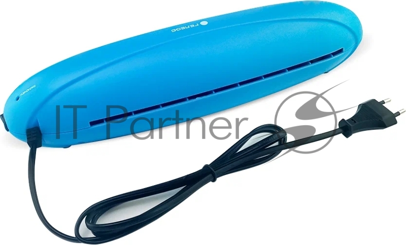 Ламинатор ГЕЛЕОС ЛМ A4 Радуга голубой, А4, 2х150 (пленка 75-150 мкм), 250 мм/мин, 2 вала, пласт. корпус, мах толщина 0.6 мм