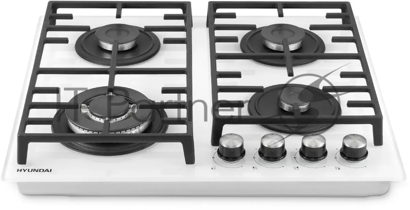 Газовая варочная поверхность Hyundai HHG 6438 WG белый