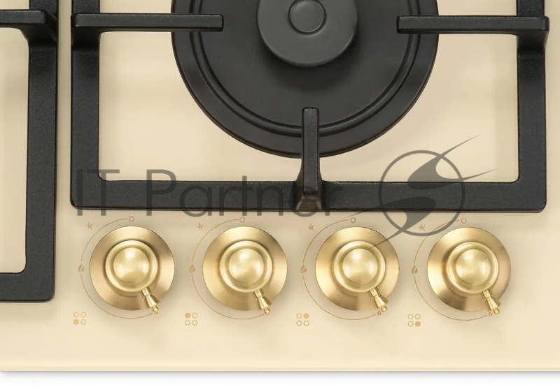 Газовая варочная поверхность Hyundai HHG 6436 BE бежевый