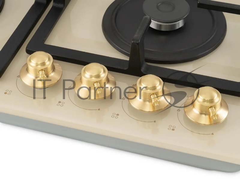 Газовая варочная поверхность Hyundai HHG 6436 BE бежевый