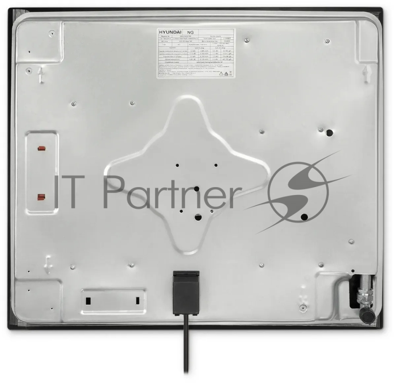 Газовая варочная поверхность Hyundai HHG 6438 BG черный