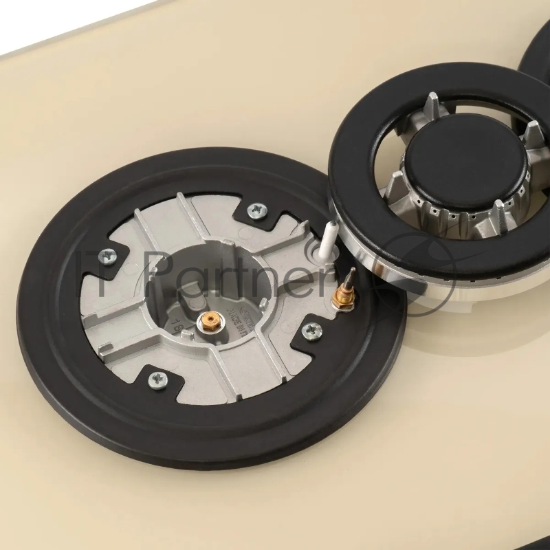 Газовая варочная поверхность Hyundai HHG 6434 BE бежевый