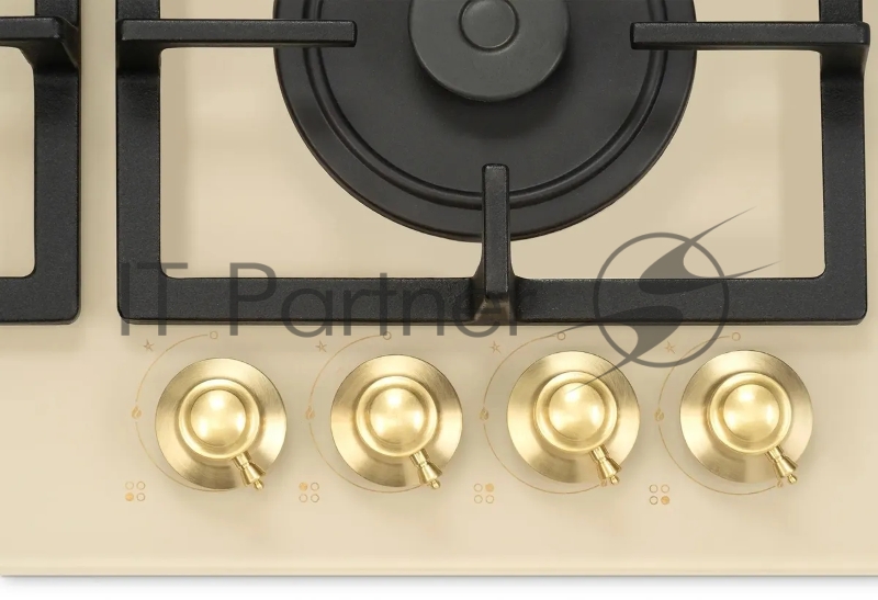 Газовая варочная поверхность Hyundai HHG 6434 BE бежевый