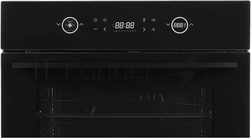 Духовой шкаф Электрический Hyundai HEO 6752 BG черное стекло