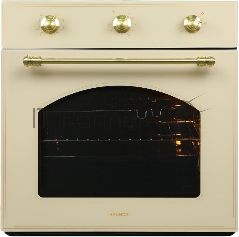 Духовой шкаф Электрический Hyundai HEO 6637 BE стекло бежевое