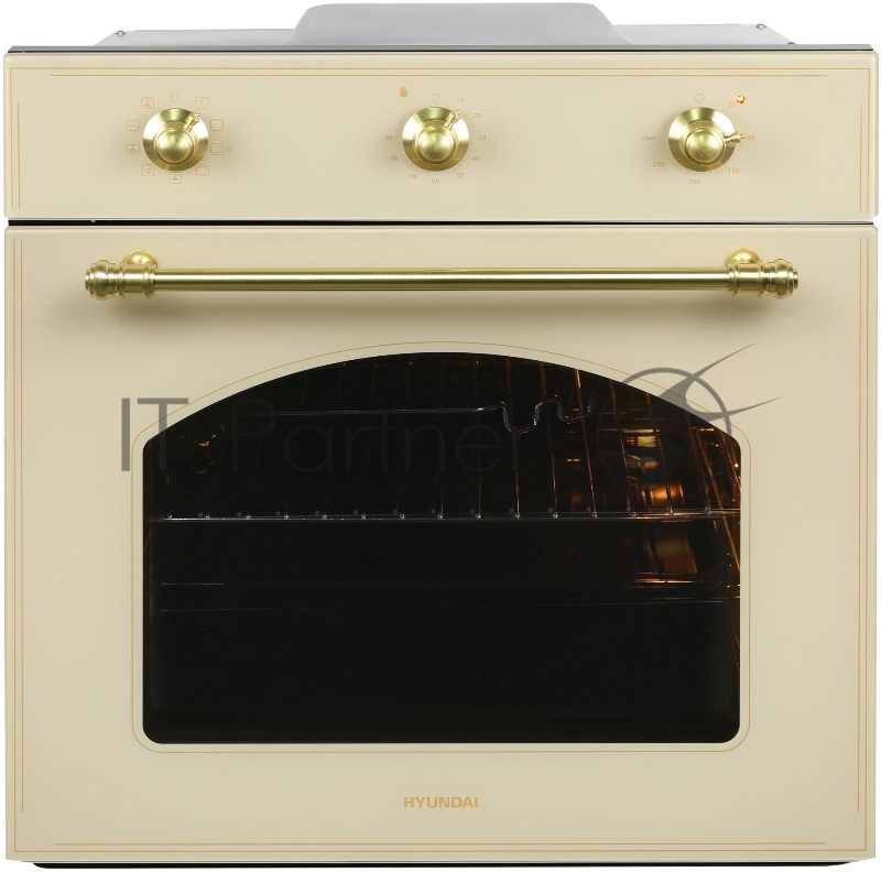 Духовой шкаф Электрический Hyundai HEO 6637 BE стекло бежевое