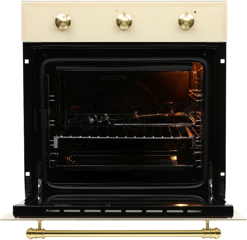 Духовой шкаф Электрический Hyundai HEO 6637 BE стекло бежевое