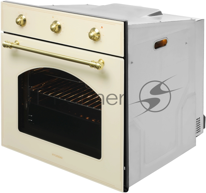 Духовой шкаф Электрический Hyundai HEO 6637 BE стекло бежевое