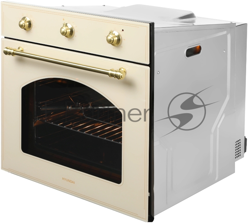 Духовой шкаф Электрический Hyundai HEO 6637 BE стекло бежевое