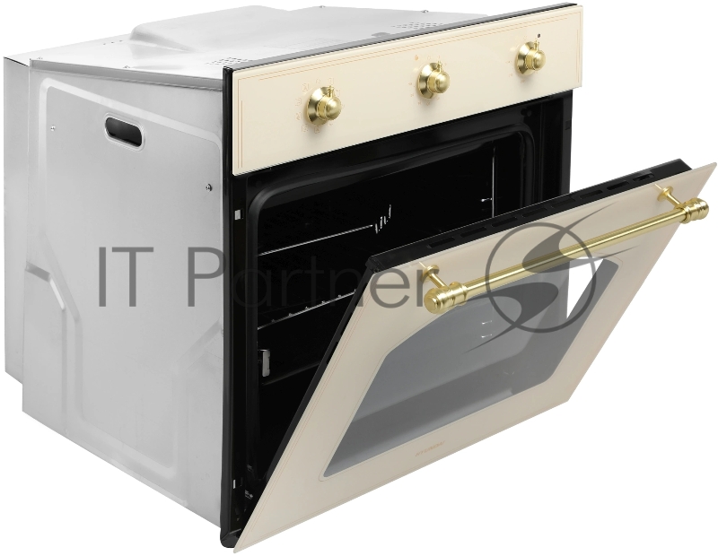 Духовой шкаф Электрический Hyundai HEO 6637 BE стекло бежевое