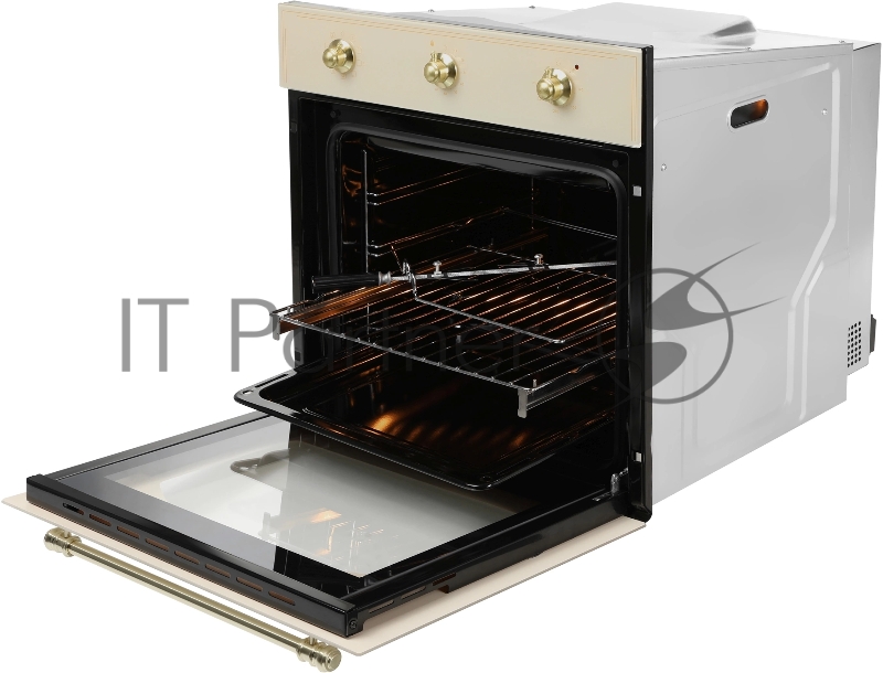 Духовой шкаф Электрический Hyundai HEO 6637 BE стекло бежевое