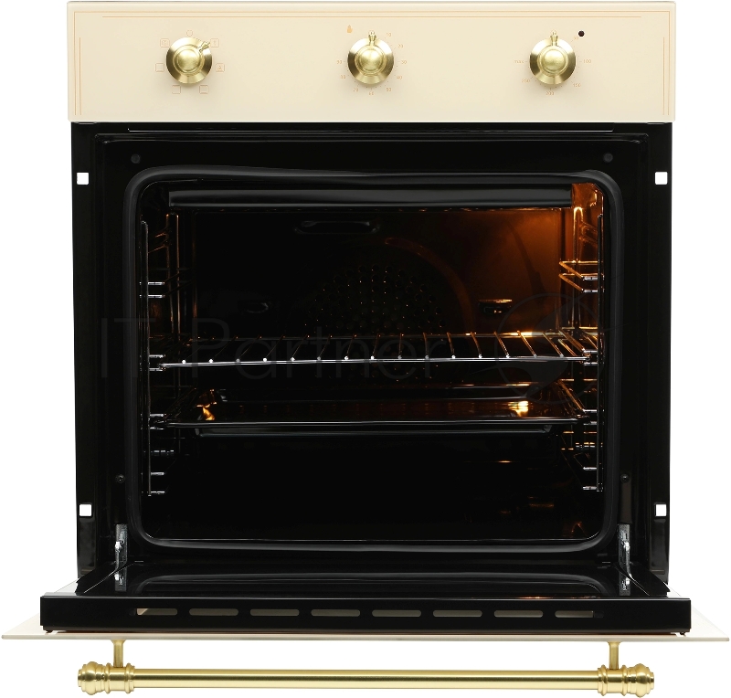 Духовой шкаф Электрический Hyundai HEO 6634 BE стекло бежевое