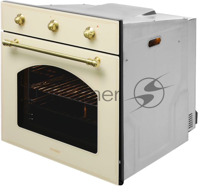 Духовой шкаф Электрический Hyundai HEO 6634 BE стекло бежевое