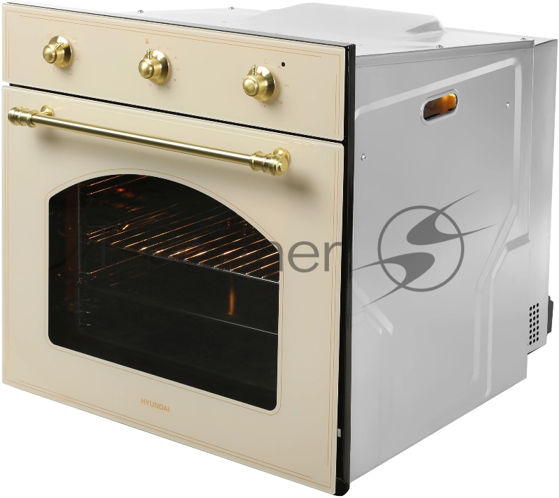 Духовой шкаф Электрический Hyundai HEO 6634 BE стекло бежевое