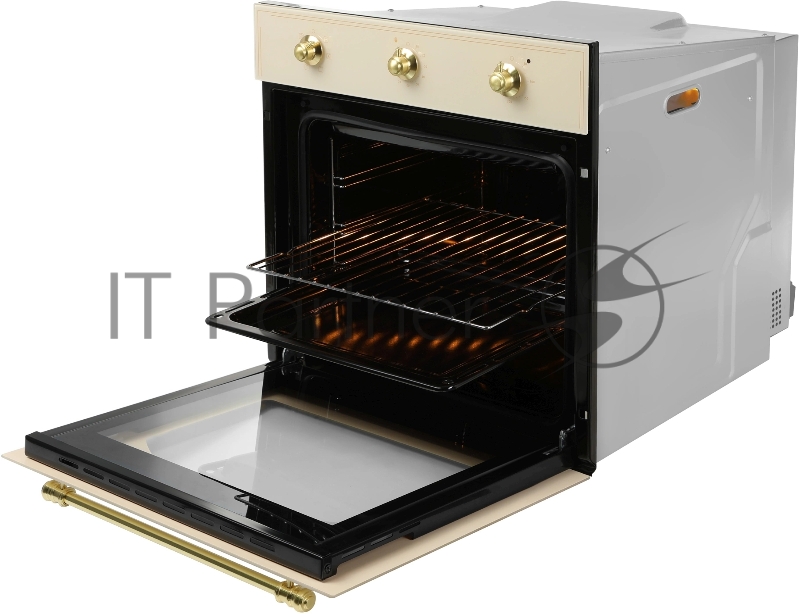 Духовой шкаф Электрический Hyundai HEO 6634 BE стекло бежевое