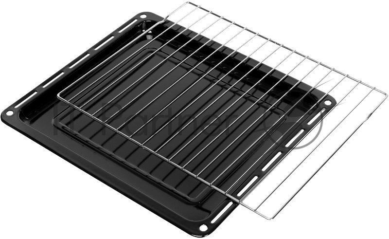 Духовой шкаф Электрический Hyundai HEO 6631 BG черное стекло