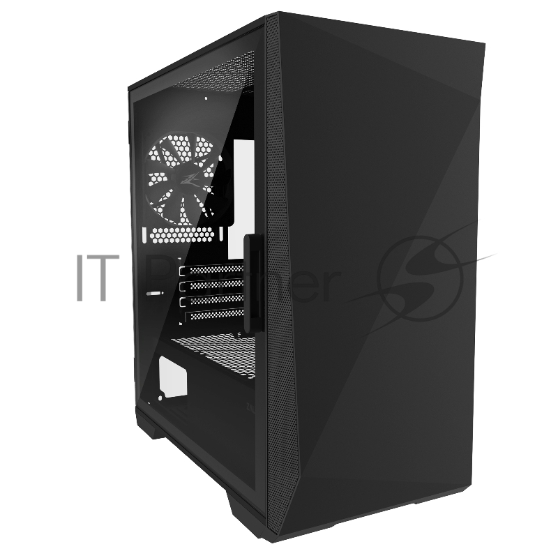 Корпус ZALMAN Z1 ICEBERG, MicroATX, BLACK, WINDOW, 2xCOMBO (3.5 OR 2.5), 3x2.5, 1xUSB2.0, 2xUSB3.0, FRONT 2x120mm, REAR 1x120mm
