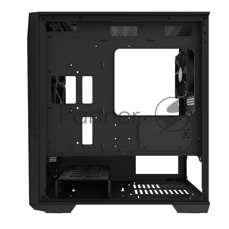 Корпус ZALMAN Z1 ICEBERG, MicroATX, BLACK, WINDOW, 2xCOMBO (3.5 OR 2.5), 3x2.5, 1xUSB2.0, 2xUSB3.0, FRONT 2x120mm, REAR 1x120mm