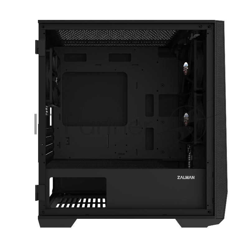Корпус ZALMAN Z1 ICEBERG, MicroATX, BLACK, WINDOW, 2xCOMBO (3.5 OR 2.5), 3x2.5, 1xUSB2.0, 2xUSB3.0, FRONT 2x120mm, REAR 1x120mm