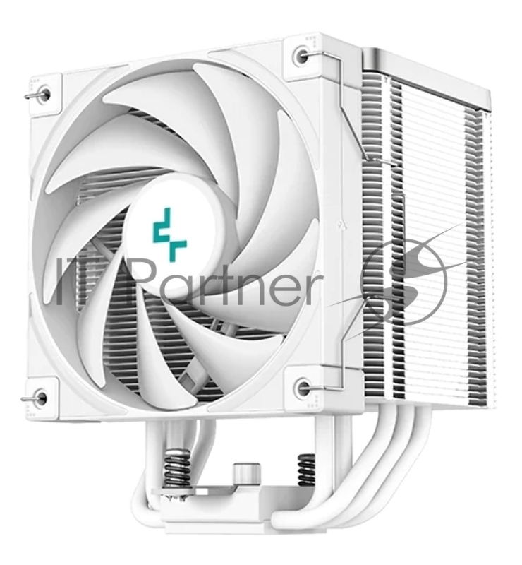 Кулер DEEPCOOL AK500 WH LGA20XX/1700/1200/115X/AM5/AM4 (9шт/кор, TDP 240W, PWM, Fan 120mm, 5 тепл. Трубок, Copper Base, белый) RET