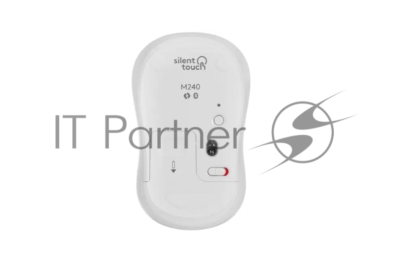 Мышь Logitech Wireless Mouse M240 SILENT - White