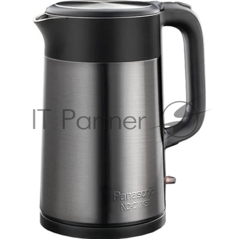 Чайник электрический Panasonic NC-CWK51 1.7л. 1500Вт нержавеющая сталь/черный корпус: полупропилен/нержавеющая сталь
