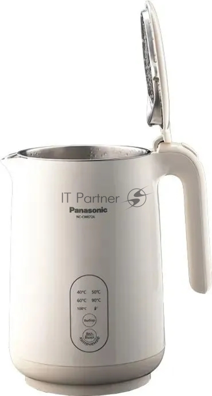 Чайник электрический Panasonic NC-CWK72A 1.5л. 1500Вт бежевый корпус: полупропилен/нержавеющая сталь