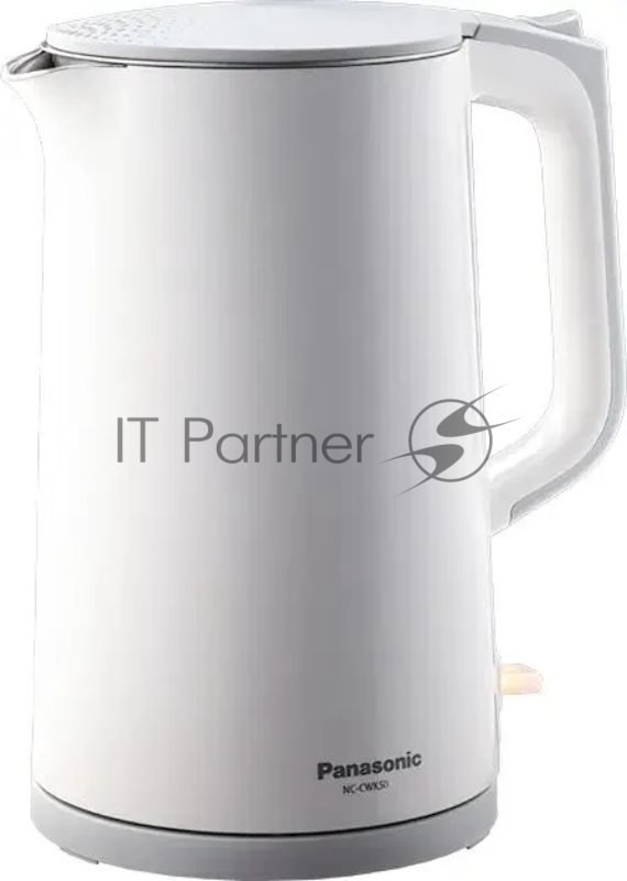 Чайник электрический Panasonic NC-CWK50 1.7л. 1500Вт белый корпус: нерж.сталь/пластик