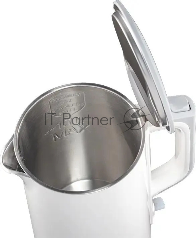 Чайник электрический Panasonic NC-CWK50 1.7л. 1500Вт белый корпус: нерж.сталь/пластик