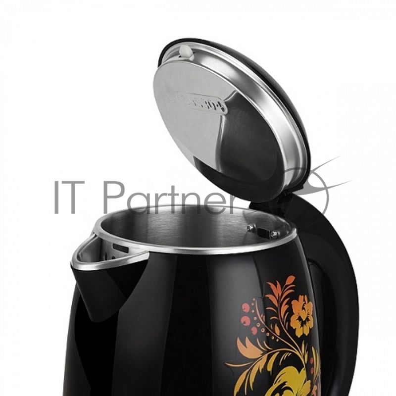 Чайник BQ KT1702P Черный-Цветы