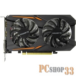 Видеокарта GIGABYTE GeForce GTX 1050 OC 2G 2ГБ GV-N1050OC-2GD (GeForce GTX 1050, DDR5, DVI, HDMI, DP) (PCI-E)