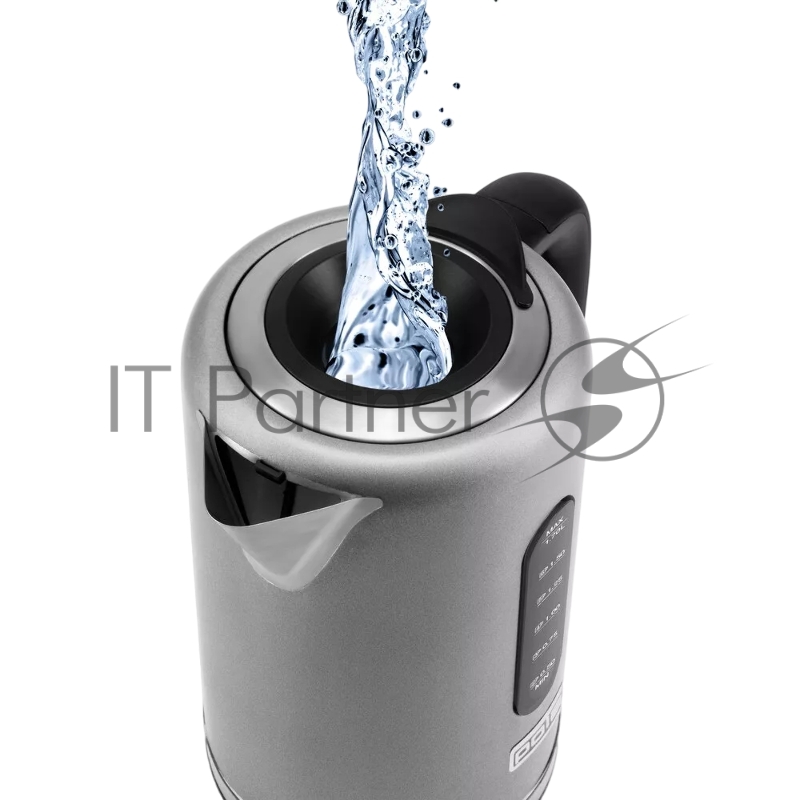 Чайник Polaris PWK-1729СA (2200W, 1,7л, ВЕРХ. ЗАЛИВ, нерж.) стальной