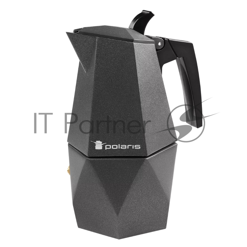 Гейзерная кофеварка Polaris Kontur 4C Серая (Kontur-4C)