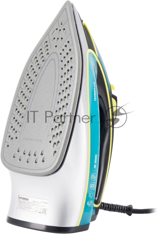 Утюг Hyundai H-SI01450 3200Вт голубой/желтый