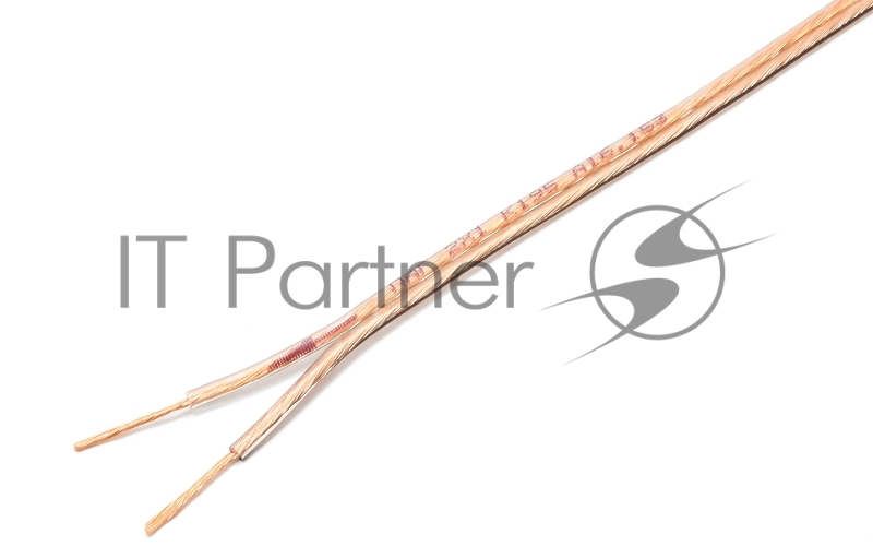 Акустический кабель Power Cube, 2*1,0, 100M, прозрачный, на катушке