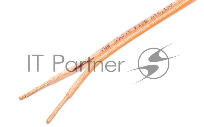 Акустический кабель Power Cube, 2*2,5, 100M, прозрачный, на катушке