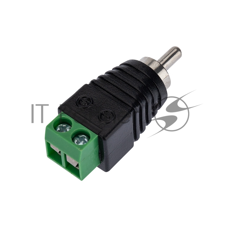 Разъем штекер RCA с клеммной колодкой (блистер) REXANT