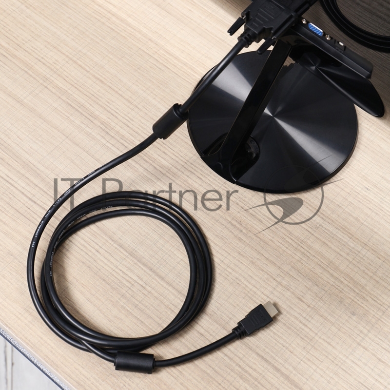 Шнур HDMI - DVI-D с фильтрами, длина 2 метра (GOLD) (PE пакет) REXANT