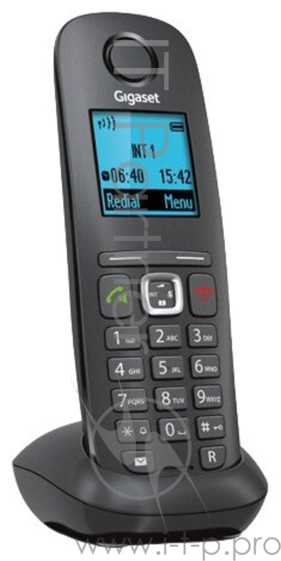 Трубка доп. Dect Gigaset A540H черный для A540