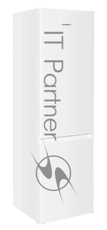 Холодильник KRAFT KF-DC290W белый двухкамерный 220/70л морозилка снизу