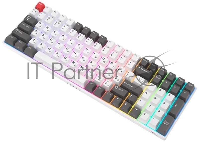 Клавиатура Royal Kludge RK100 Red switch/Grey/Red/White