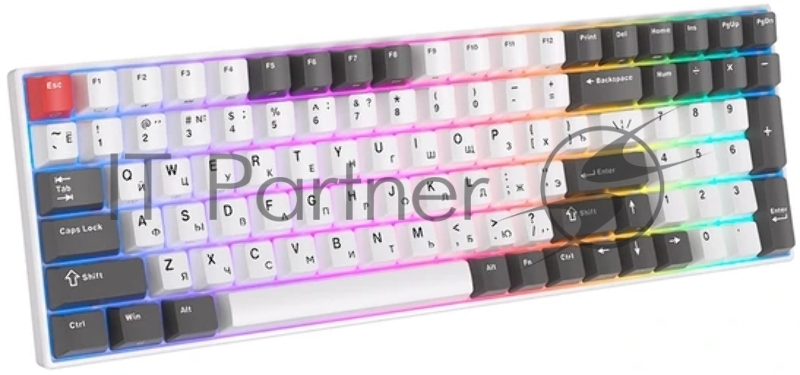 Клавиатура Royal Kludge RK100 Red switch/Grey/Red/White